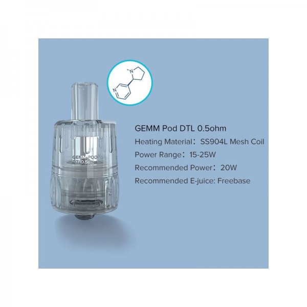 FreeMax atomizzatore GEMM Pod DTL - 0.5ohm - 2ml - 2pcs